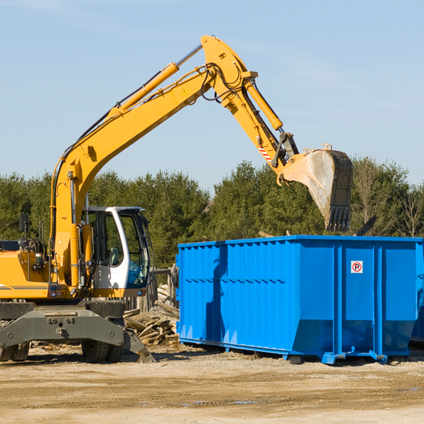 can i choose the location where the residential dumpster will be placed in Georgetown TX